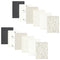 Hudson Baby Unisex Baby Flannel Burp Cloth 12pk, Taupe Sheep, One Size