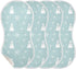 J JOYSAY 22''x11'' 4 Set sizex2 Christmas Snowflakes Blue Baby Burp Cloths for Boys Girls Large Cotton Layer Baby Burp