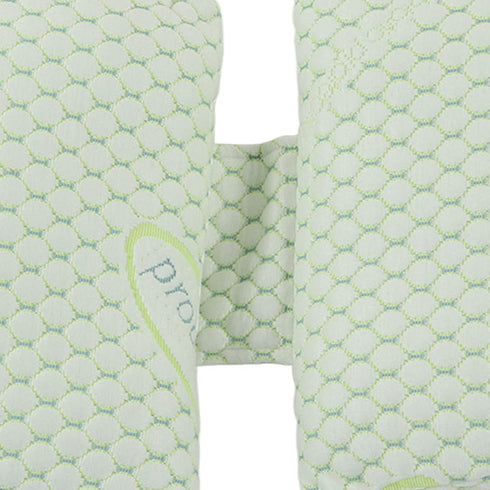 Pongnas U Shaped Maternity Support Pillow with Detachable Cushion & Zipper Cover for Neck and BackSoft Green Pregnancy