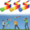 Catch Tail Foam Balls - Soft Rainbow Play Ball Educational Sports Playground Balls for Kids Kindergarten Sensory