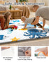 47x47 TINYHARBO Premium Foam Baby Play Mat Removable & Machine Washable Cover, Extra Thick Padding Playpen Mat