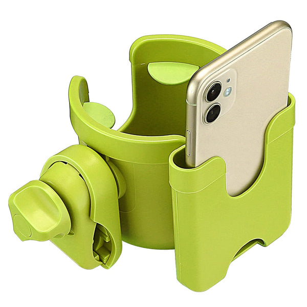 Suranew Adjustable Stroller Cup Holder with Phone Holder for Baby Stroller for Family