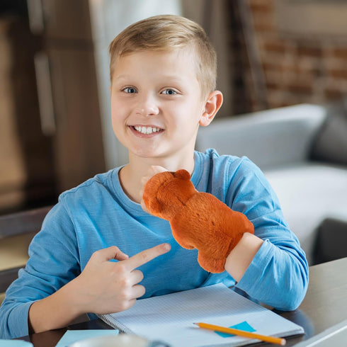 Animal Slap Bracelets - Capybara Plush Toy Slap Bracelet Huggers Interactive Toy for Birthday Party