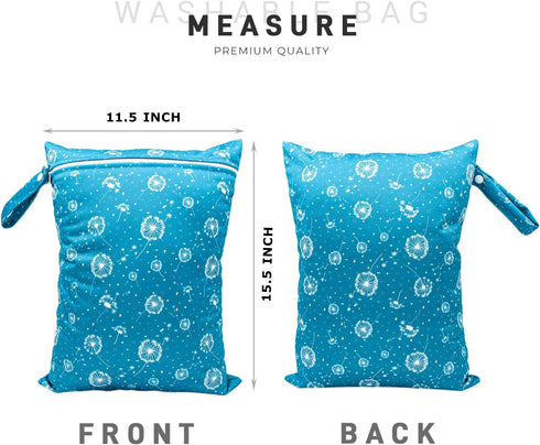 YULUONAPS Wet Dry Bag Waterproof Reusable Wet Bag for Swimsuit, Travel, Beach, Pool, Bathing Suit, Diapers, Dirty Yoga