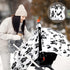 Cozy Baby Carseat Cover Boys, Newborn Car seat Canopy, Minky & Warm Cover, Winter Carrier Cover with Peep Windows, Soft