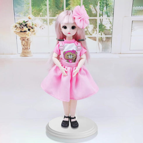 Toyvian Doll Stand Holder Doll Brackets Stands Doll Adjustable Storage Rack Doll Stands for 12 Inch Doll Display Adjustable Stand Dolls Action Figure Stands 12- Inch Doll