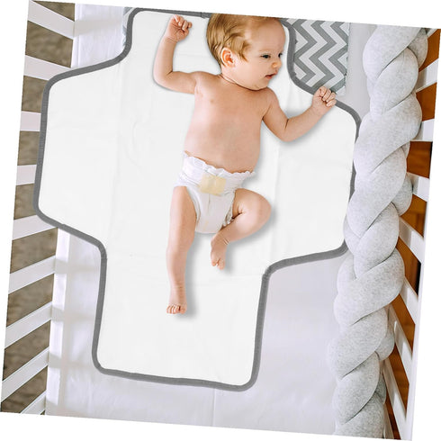 SUPVOX Diaper Changing Pad Cover Portable Foldable Changing Pad Sheet for Travel Outdoor Use with Print and Leak
