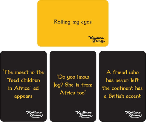 Kulture Games You Know You are African When Humorous African Meme Game | Family Gatherings - A Fun Party Card Game |
