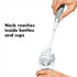 2-Pack OXO Tot Bottle Brush with Nipple Cleaner and Stand Gray