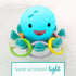 Infantino Light Up Ring Catcher - Illuminating Octopus with Five Tossing Rings for Motor Skills in Babies & Toddlers