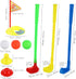 Homoyoyo Golf Set, Plastic Golf Clubs Kit for Indoor and Outdoor Fun, Early Educational Golf Game