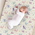 KuphiL10C Girls-16x32 Watercolor Colorful Dragon Moon Stars Baby Changing Pad Cover,Unisex Dragon Nursery Diaper