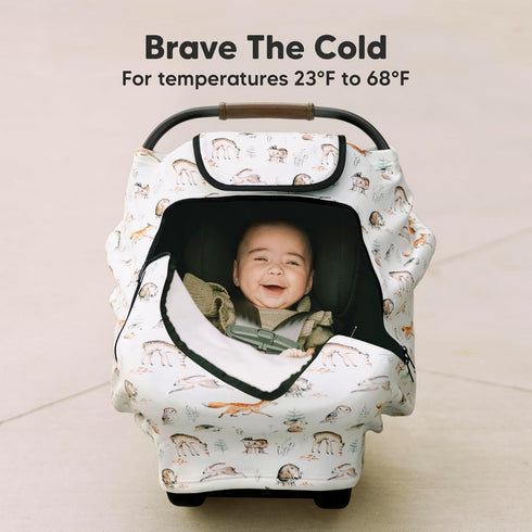 KeaBabies Portable Diaper Changing Pad and Car Seat Cover for Babies - Waterproof Foldable Baby Changing Mat