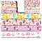 Omilion 34 Pack Baby Receiving Blanket Set: 4 Flannel Cotton Blankets (30"