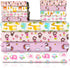 Omilion 34 Pack Baby Receiving Blanket Set: 4 Flannel Cotton Blankets (30"