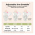 3-Pack 3-6 Baby Swaddle Sleep Sacks with Zipper - Swaddles for Newborns Months, Infant, Baby Girls, Boys, Soft