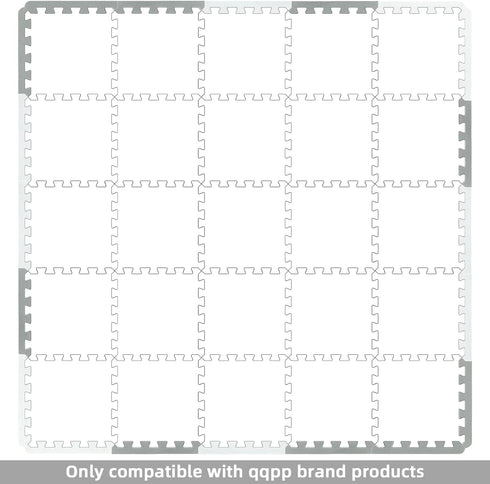 qqpp 20 Borders Accessories for Rubber Tiles Interlocking Puzzle Foam Floor Mats