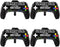 Gejoy 4 Packs Video Game Party Balloons, 23.6 x 15.7 Inch Game Controller Aluminum Foil for Birthday Decoration