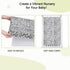 Grey,52 x28 Snow Leopard Themed Fitted Crib Sheet,Soft Toddler Mattress Sheet Fitted - Crib Mattress Sheet or Toddler