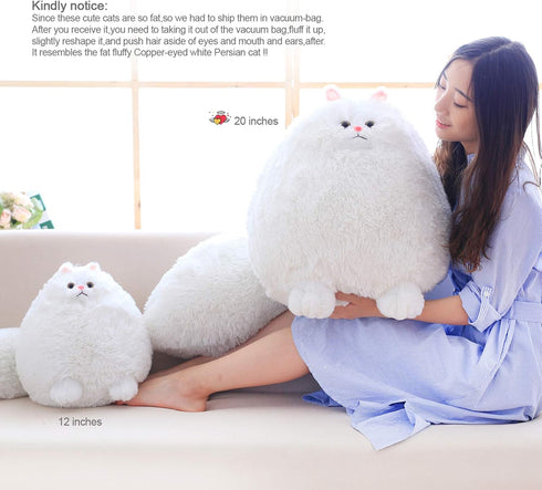 Winsterch Giant Cat Stuffed Animal, 20 Inches Plush Cat Toy for Kids, Boys, Girls, Birthday Gifts