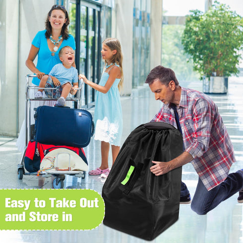 Sublaga 2pcs Car Seat Bags For Airplane Travel, Durable Carseat Cover For Air Travel Car Seat Travel Bag with Shoulder