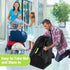 Sublaga 2pcs Car Seat Bags For Airplane Travel, Durable Carseat Cover For Air Travel Car Seat Travel Bag with Shoulder