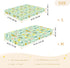 miaozhen 1 Pack 52x28 Cotton Baby Crib Sheets for Boys Girls Ultra Soft Funny Grassland Insect Spring Green Playard