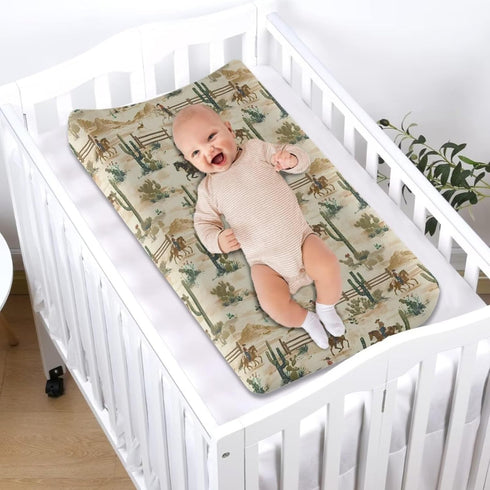 Goronwyfloyd Cozy Baby Changing Pad Covers Stretchy Fabric Breathable Washable Cover Durable and Sturdy