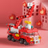 Vilbocr (142 7-in-1 Set, 6-12, City fire Truck Building Block Toy PCS) Fire Truck & Rescue STEM Learning Toys for Kids