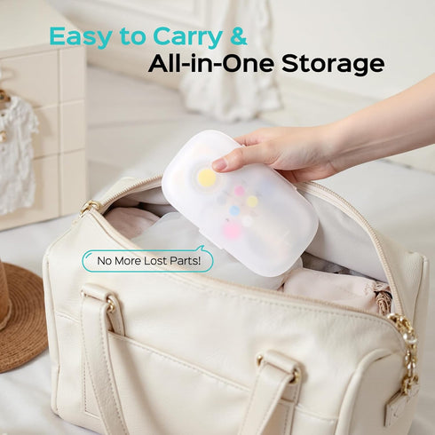 C50 Trimmer 360 16-in-1 COSLUS Baby Nail File, Baby Nail Electric, Baby Nail Clipper - Gentle, Quiet with Light, Safe