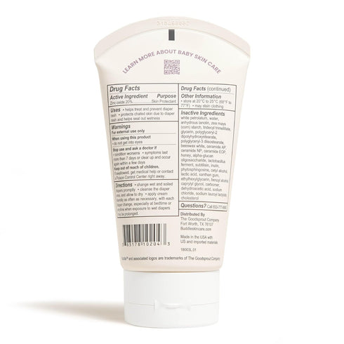 2-Piece 20% 4 oz Buddle Bottom Buddy & Paddle Pal Kit, Zinc Oxide Cream Protects Baby Skin from Diaper Rash, & Silicone