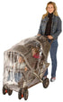 NUBY Double Stroller Rain Cover, Clear Vinyl