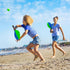 Set, U&C Planet Beach Paddle Ball Badminton Rackets, Family Game for Kids and Adults, Indoor Outdoor Game Backyard Park
