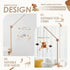 HI BABY MONMENT Crib Mobile Arm - Rotating Baby Mobile Hanger, Natural Beech Wood, Mobile Stand for Crib Nursery Decor
