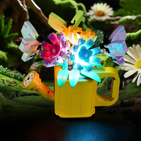 Vaodest LED Light for Lego 31149 - Flowers in Watering Can Design Compatible with Model 31149