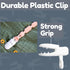 4 Silicone Pacifier Clip with Teething Textures, One-Piece Patented Design, Dishwasher Safe, Secure Plastic Clip, Fits