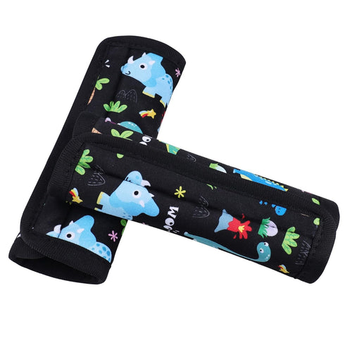 COOLBEBE Car Seat Straps Shoulder Pads for Baby Kids, Super Soft Seat Belt Covers for All Car