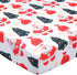 Cozy Boy,52x28 inches Christmas Crib Sheet,Baby Sheets Fitted Crib Sheet Breathable Fits Standard Size Crib for Toddler