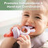 4 Haakaa Baby Fruit Food Feeder & Mini Freezer Nibble Tray Combo, Breastmilk Popsicle Molds for Baby Cooling Relief