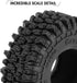 INJORA 1.0 Tires - 57 * 22mm S5 Super Soft Sticky Crawler Tires for TRX4M Axial AX24 SCX24 FCX24 Enduro24 Upgrade