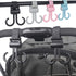 JOKOTI Upgraded Car Hook Baby Stroller Hooks for Hangings Diaper Bags Stroller Hook Stroller Accessories Travel, black