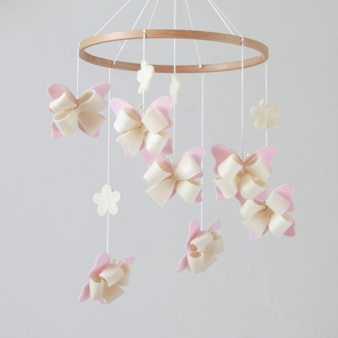 Charming Butterfly Crib Mobile - Perfect Nursery Decor for Girls