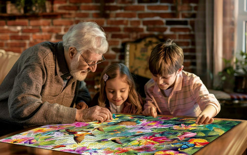 Puzzles for Adults, 1000 Pieces Family Puzzle Game Toy (Hummingbird)
