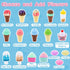 Gifts2U Kids,45 Set,Pretend 3 4 5 6 Ice Cream Cart Toys for Pcs Ice Cream Play Play Store with Storage Trolley,Food