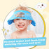 Baby Shower Caps Shield - Adjustable Kids Bath Visor Hat Shampoo Washing Hair Protection Soft Cartoon for Toddler