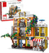 ENJBRICK Flowers City Jazz Club Building Sets for Adutls, Architecture House Building