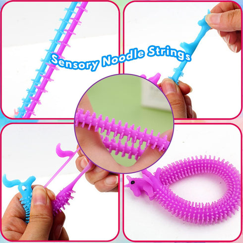 20 Pack Stretchy String Fidget Toys, Sensory Fidget Stretch Toys for Kids Adults Stress Relief
