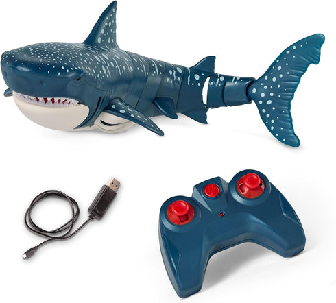 Swimming 3 Terra by Battat - Remote Control Shark Realistic Moving RC Shark Toy for Water Play & Pools Fun RC Pool