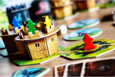 Wandering Towers Strategy Board Game About Trapping Wizards, Fun Family Games for 1-6 Players, Ages 10+, 30 Mins