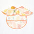 CoolaPeach Baby,3 Pack-Waterproof Feeding Bibs for & Easy Clean Baby Bibs for Eating,Toddlers & Infant,Reversible